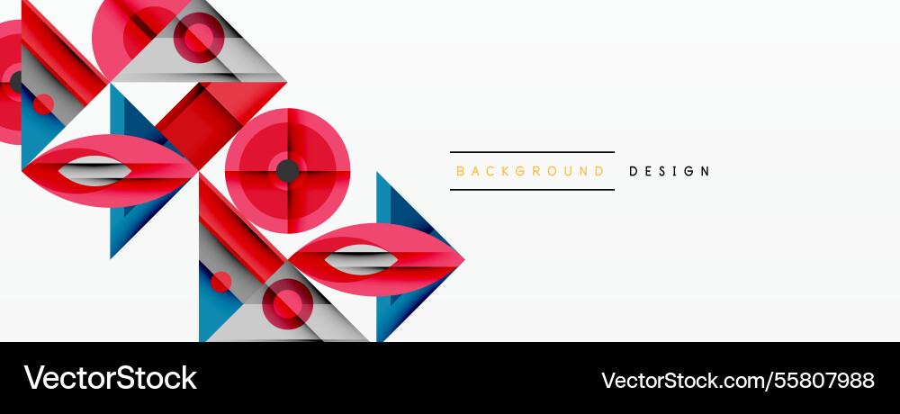 Dynamic geometric composition with sharp angles Dynamic geometric composition with sharp angles Vector Image