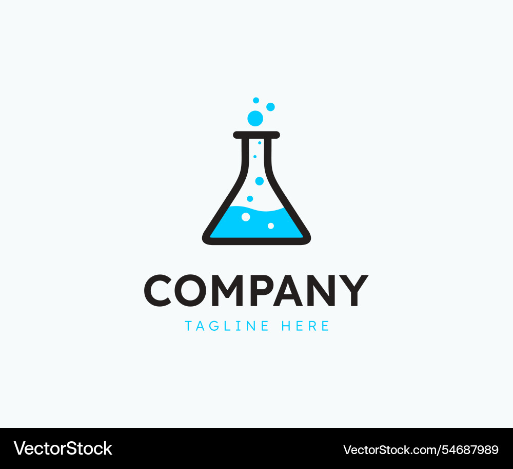 Lab logo design template or laboratory Lab logo design template or laboratory vector image