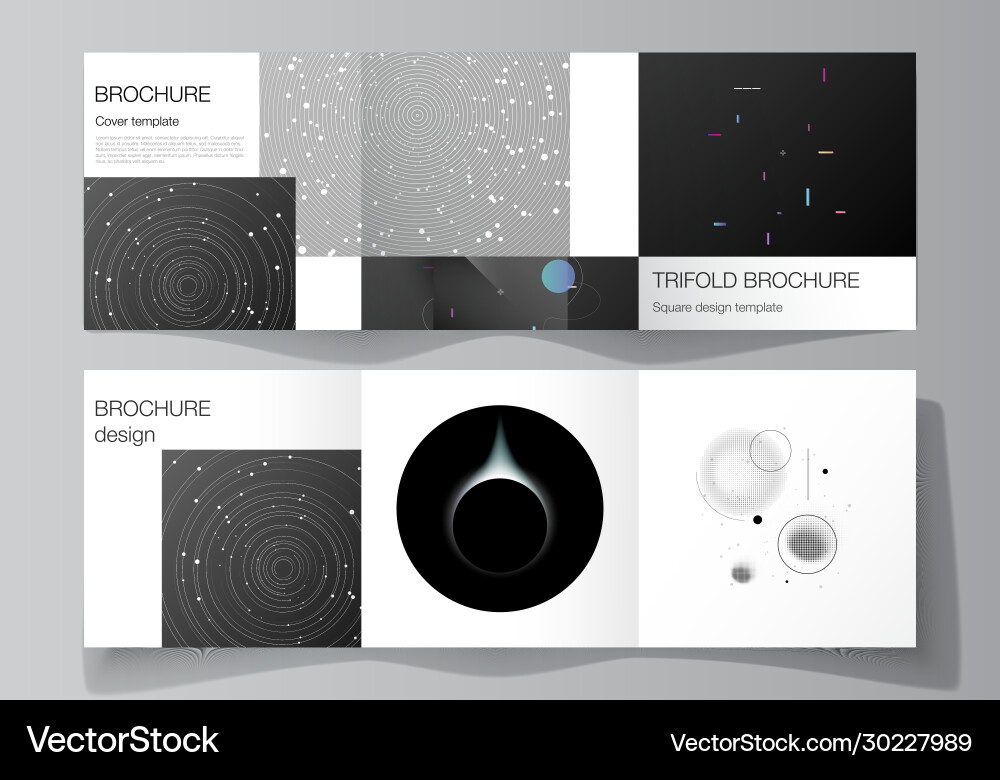 Layout square format covers design Layout square format covers design vector image