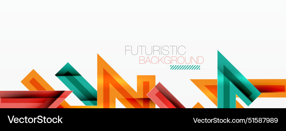 Line zig zag dynamic geometric abstract background Vector Image