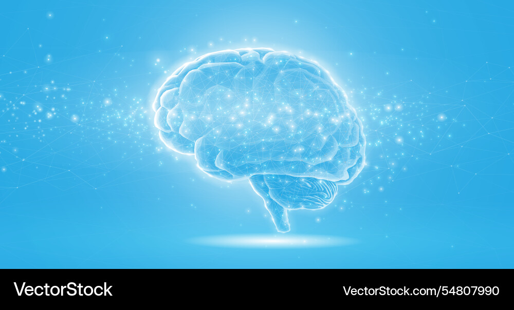 Brain concept artificial Royalty Free Vector Image