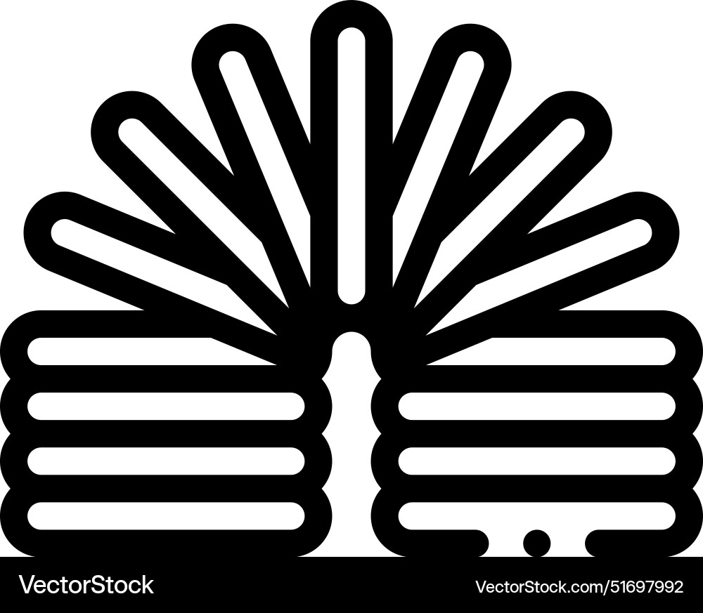 Bracelets icon thin linear style design isolated Bracelets icon thin linear style design isolated vector image