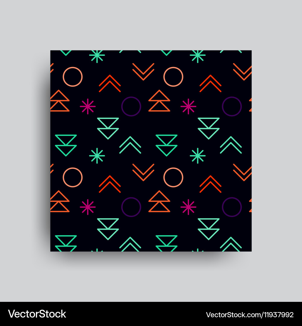 Decorative seamless patterns set vector image