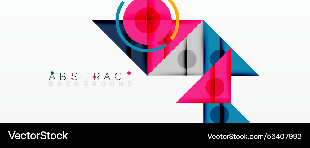 Geometric shapes overlap creating vibrant Geometric shapes overlap creating vibrant vector image