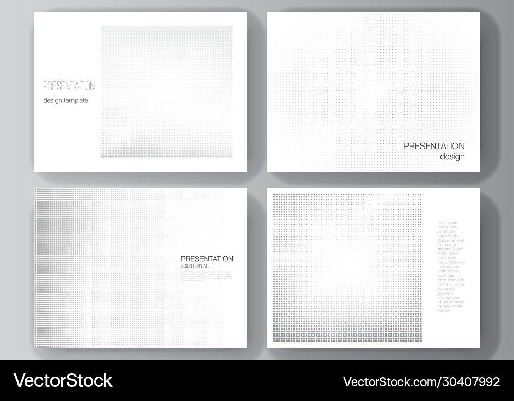 Layout presentation slides design Layout presentation slides design vector image