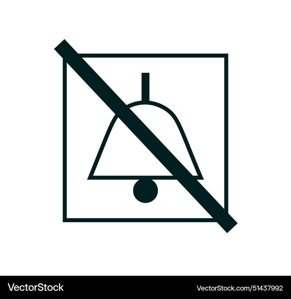 No operator response from remote station symbol vector image