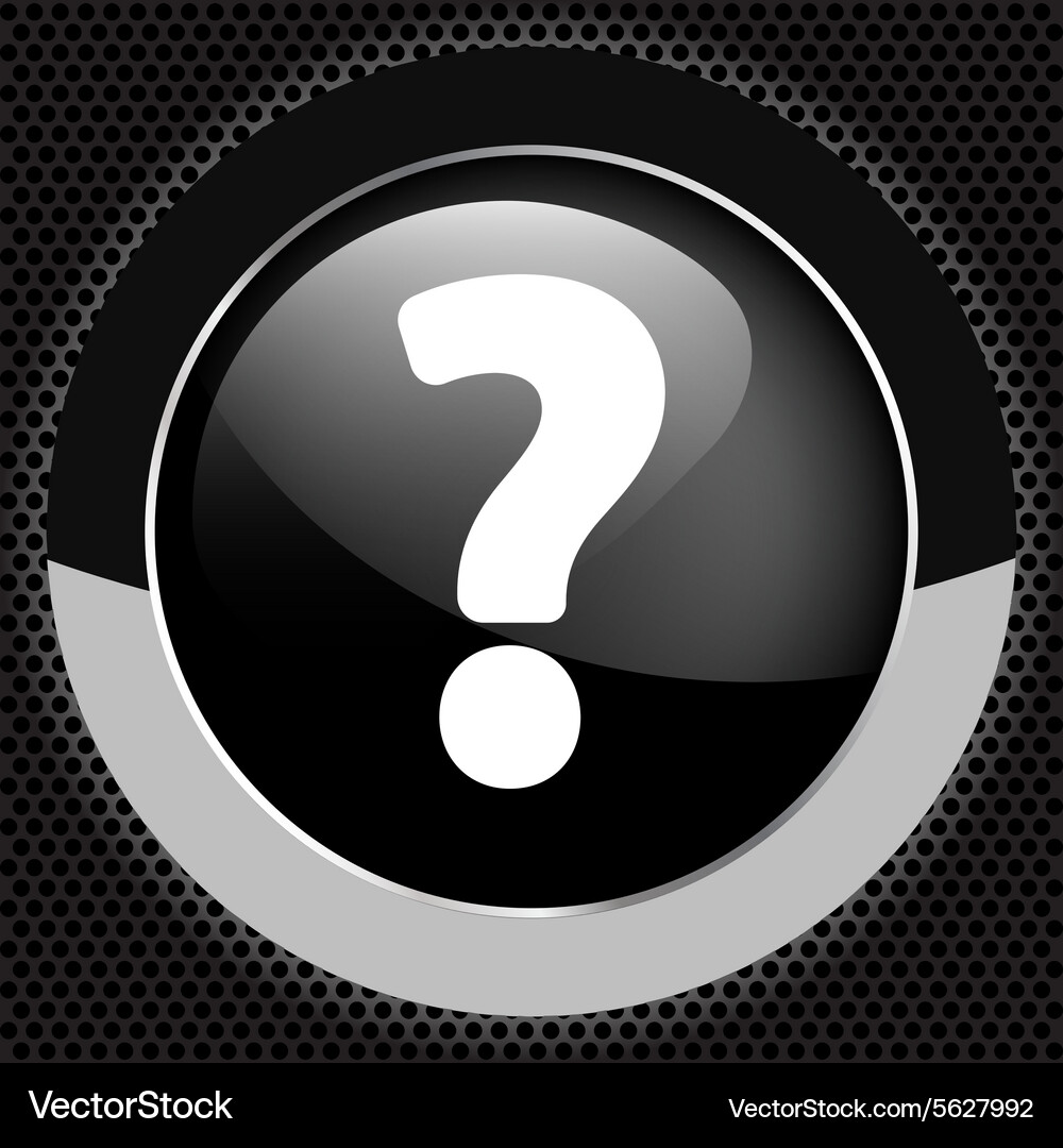 Question mark web icon background Vector Image