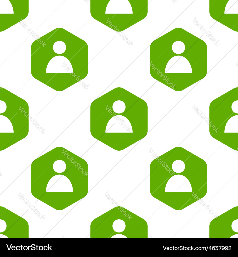 User icon pattern vector image