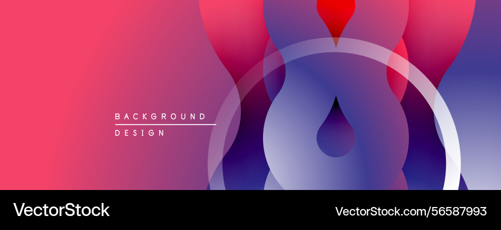 Abstract gradient background circles fluid shapes Abstract gradient background circles fluid shapes Vector Image