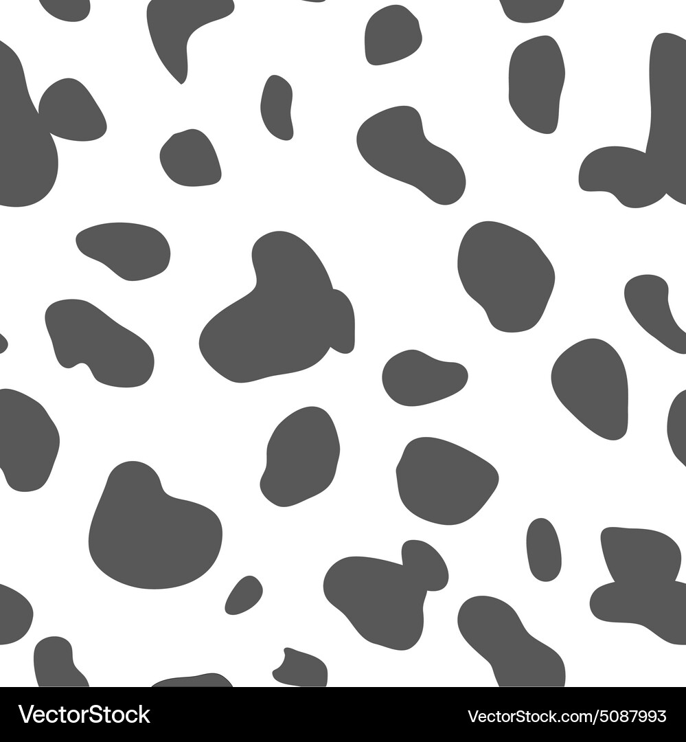 Dalmatian Spot Seamless Pattern Vector Image