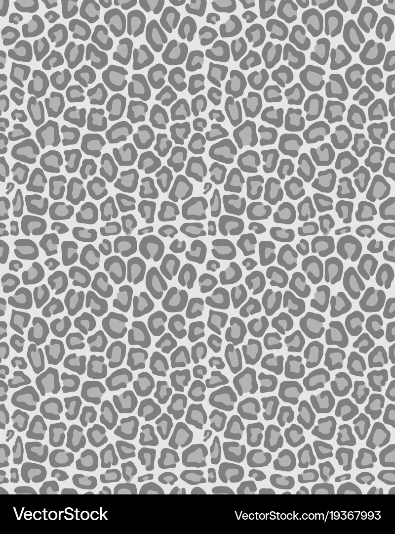 Seamless leopard pattern vector image