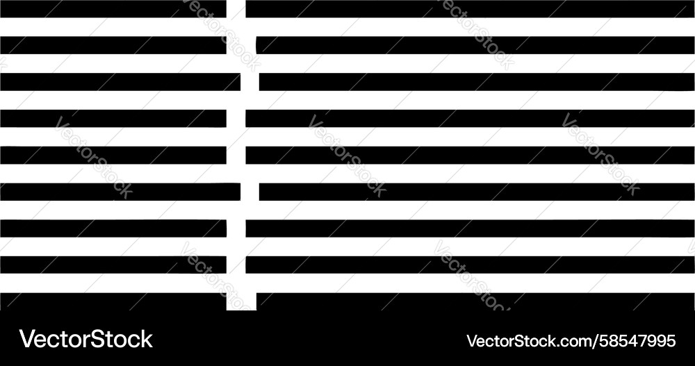 Segmented Horizontal Line Pattern Vector Image