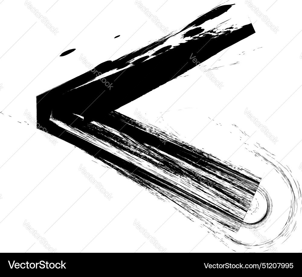 Textured font with an eroded rough letterpress Textured font with an eroded rough letterpress vector image