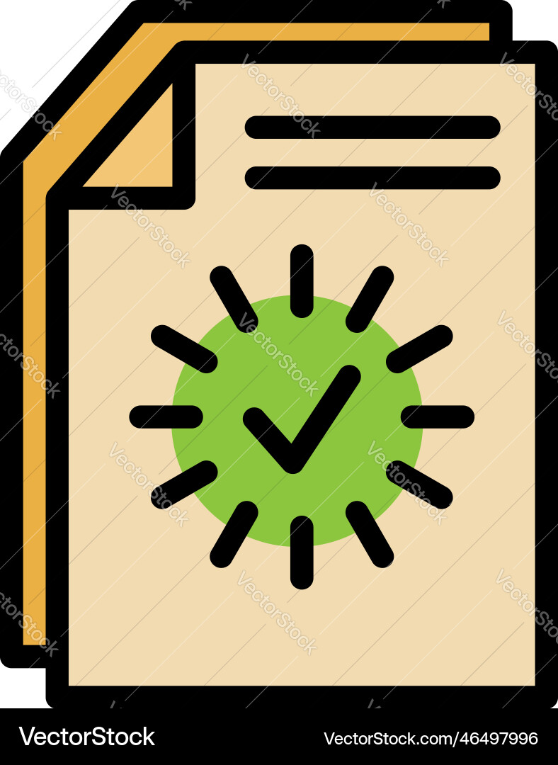 Loading document icon flat Loading document icon flat vector image