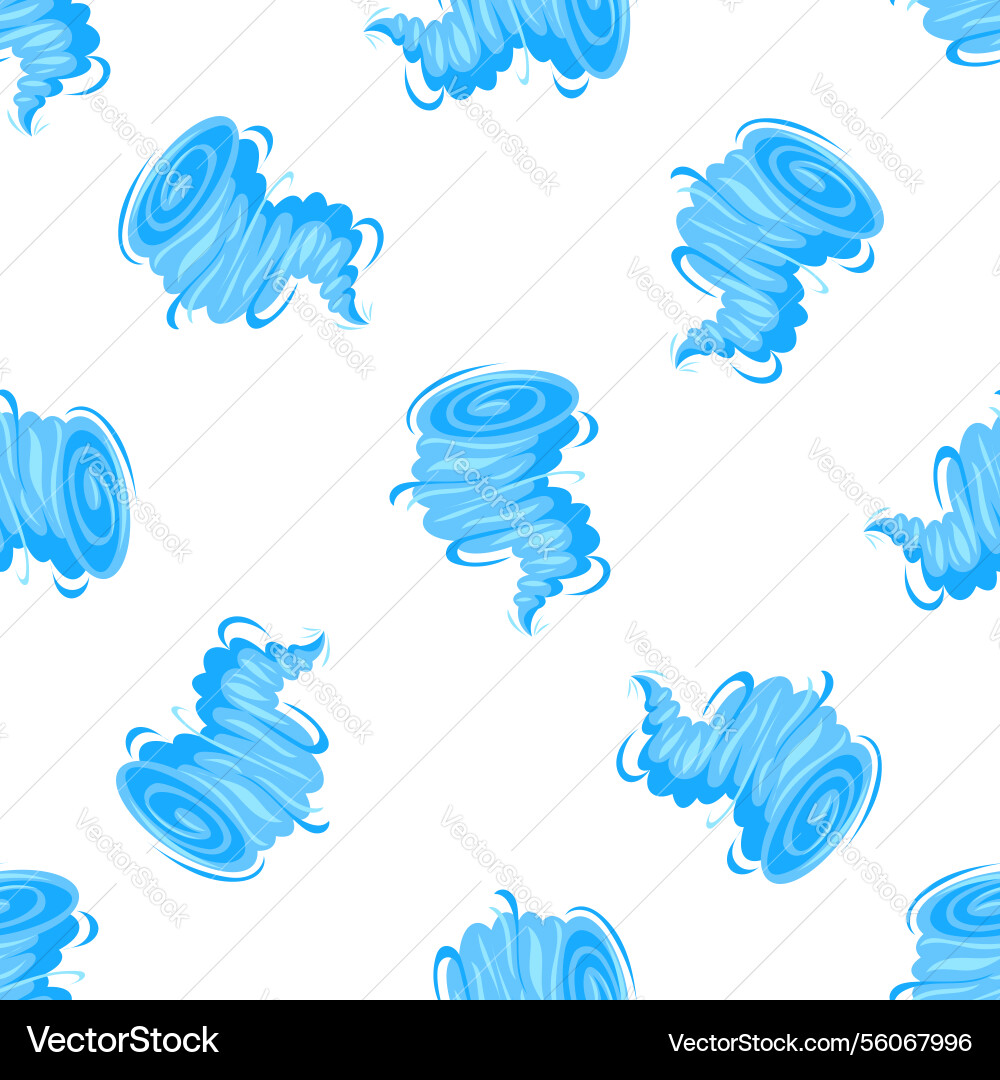 Swirling blue tornado pattern creating a dynamic Vector Image