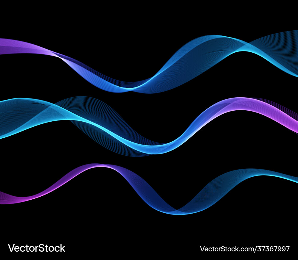 Abstract colorful flowing wave lines Abstract colorful flowing wave lines vector image