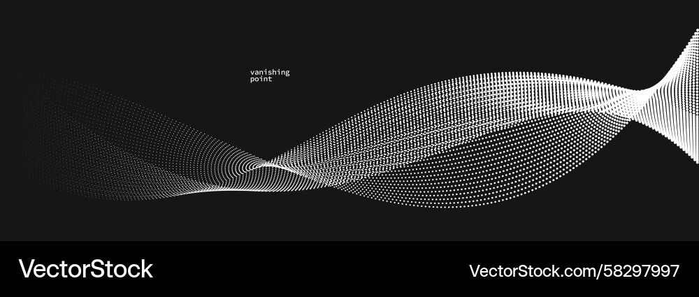 Dynamic Motion Particles Background Vector Image