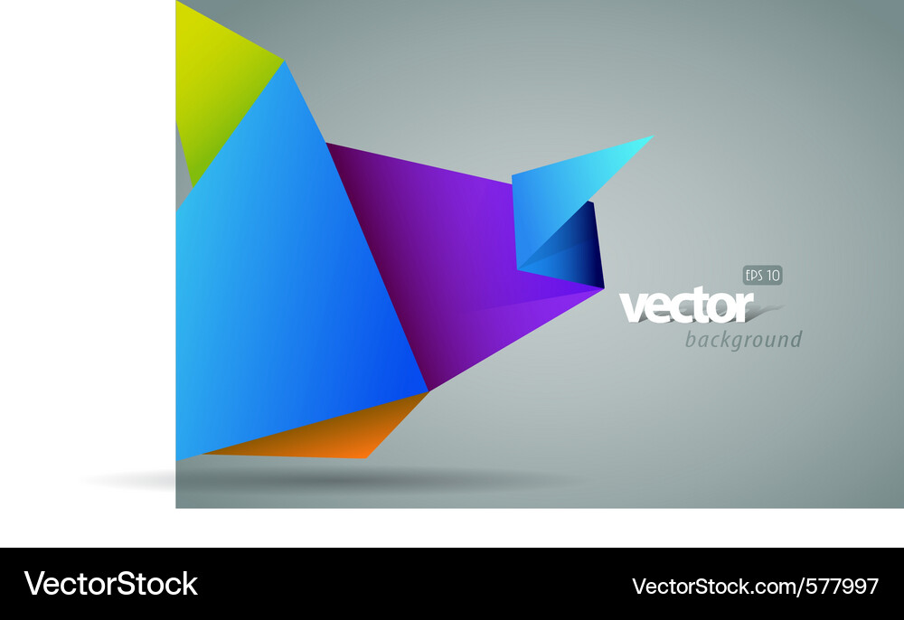 Geometric Speech Bubbles Vector Image