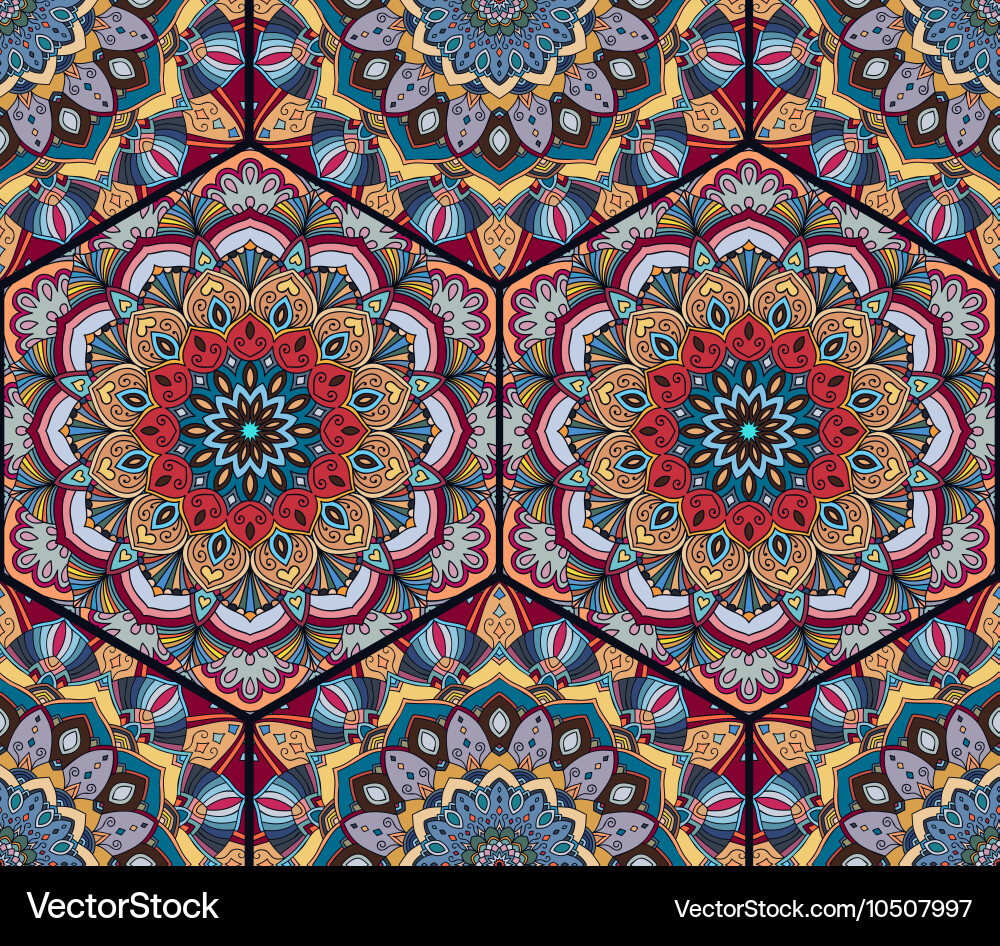 Honey Comb Hexagonal Pattern vector image