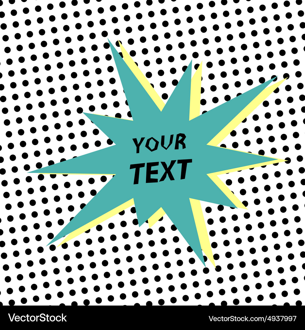 Retro Memphis Pattern Background Vector Image