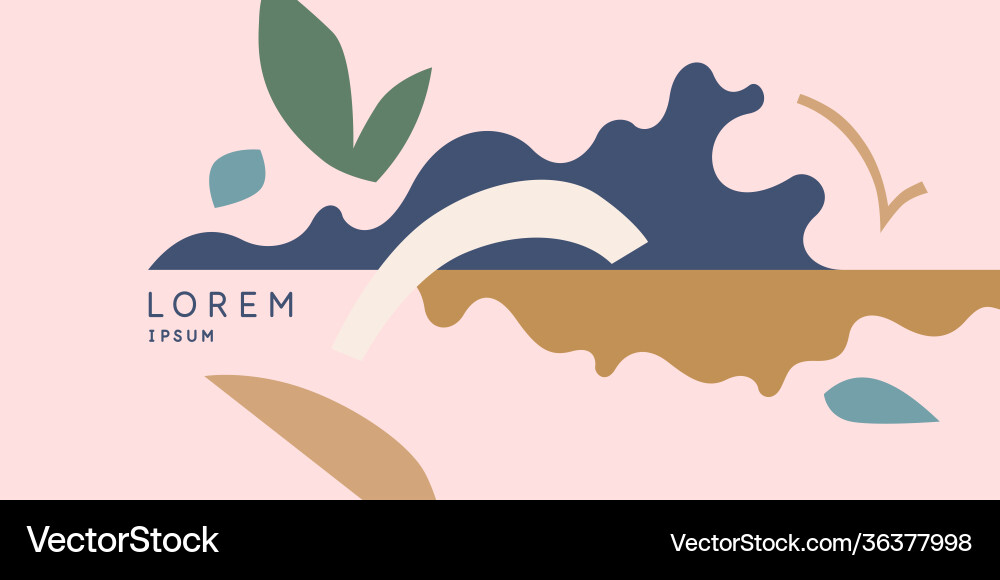 A composition with abstract elements in popular A composition with abstract elements in popular vector image