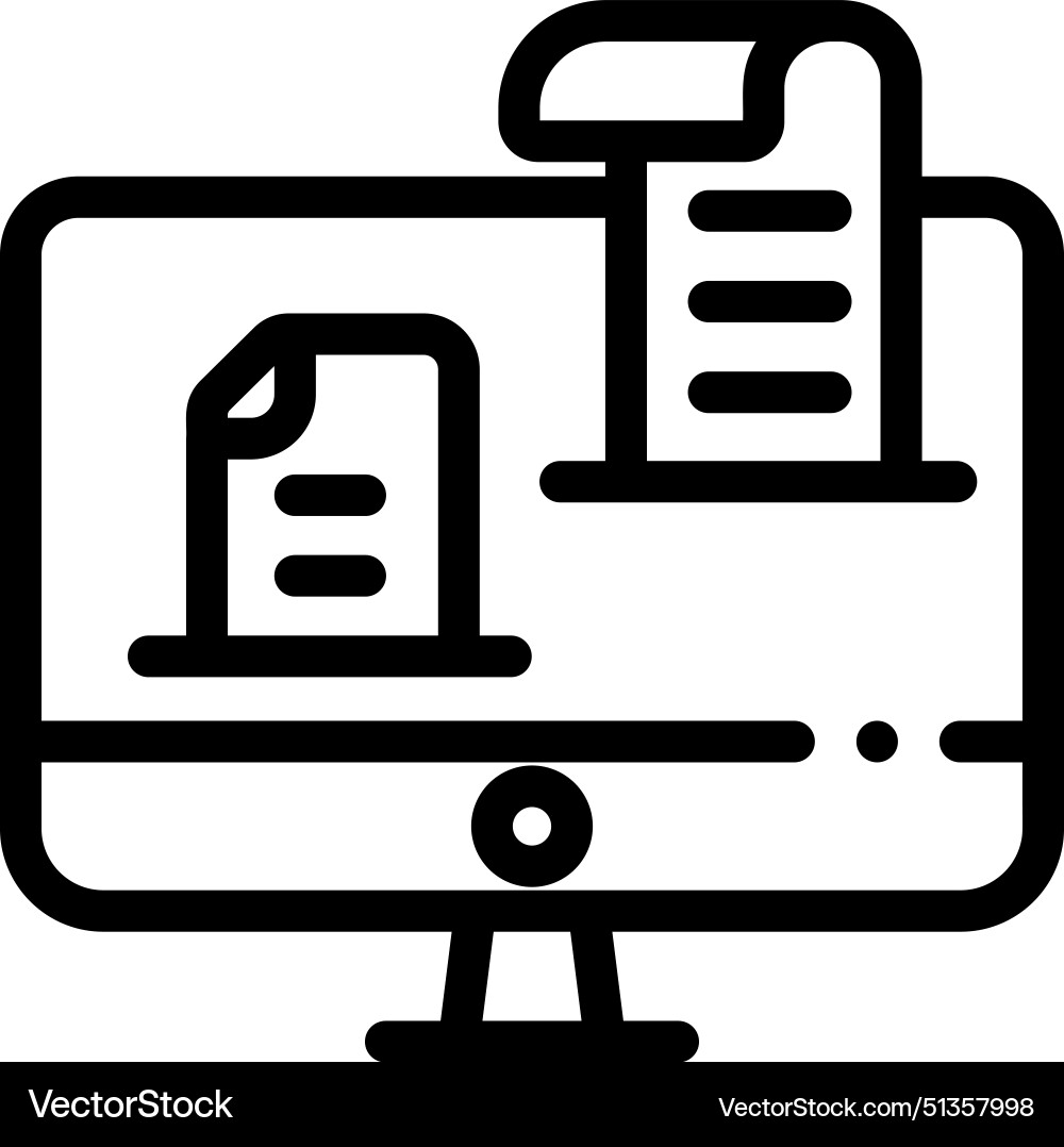 Archive icon thin linear style design isolated Archive icon thin linear style design isolated vector image