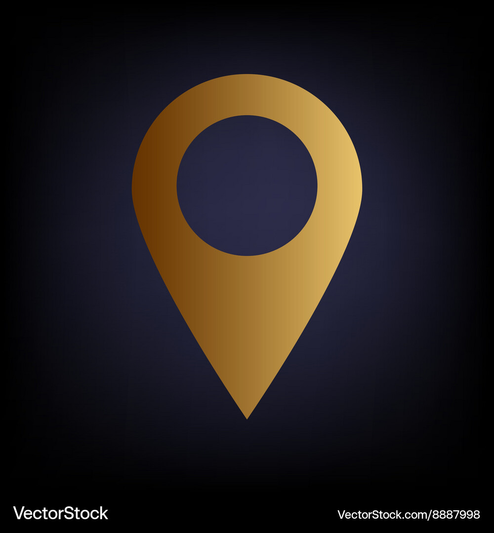 Mark pointer sign Vector Image