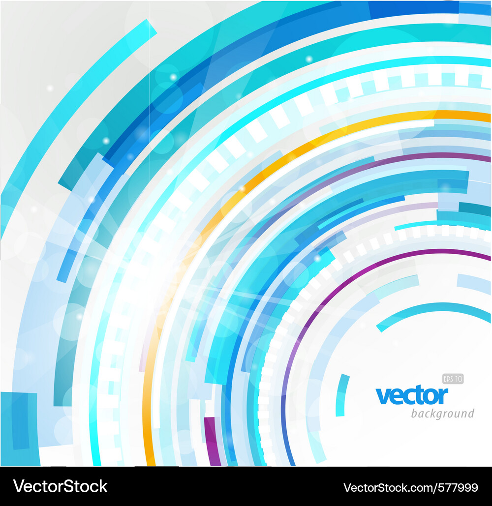 Abstract Circular Gradient Background Vector Image