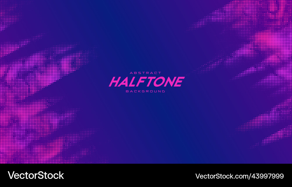 Abstract torn monochrome halftone vector image