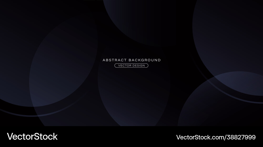 Dark Gradient Circles Abstract Background Dark Gradient Circles Abstract Background vector image