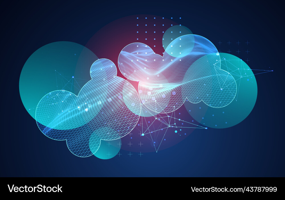 Modern science or technology abstract background Modern science or technology abstract background vector image