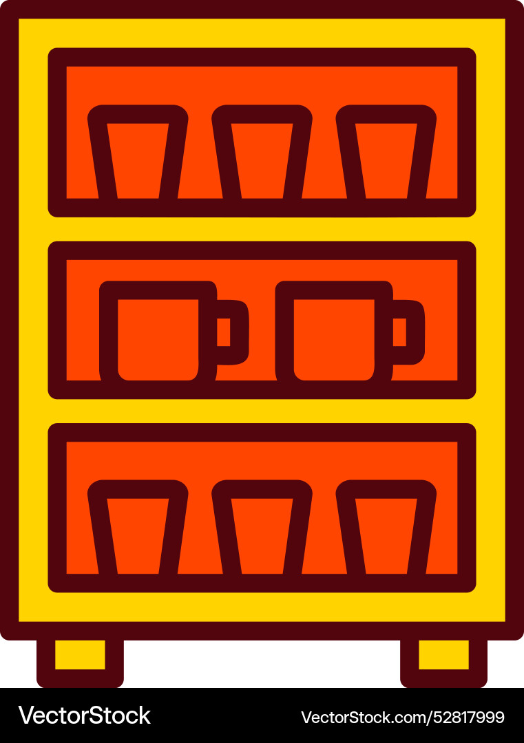 Showcase icon design Vector Image