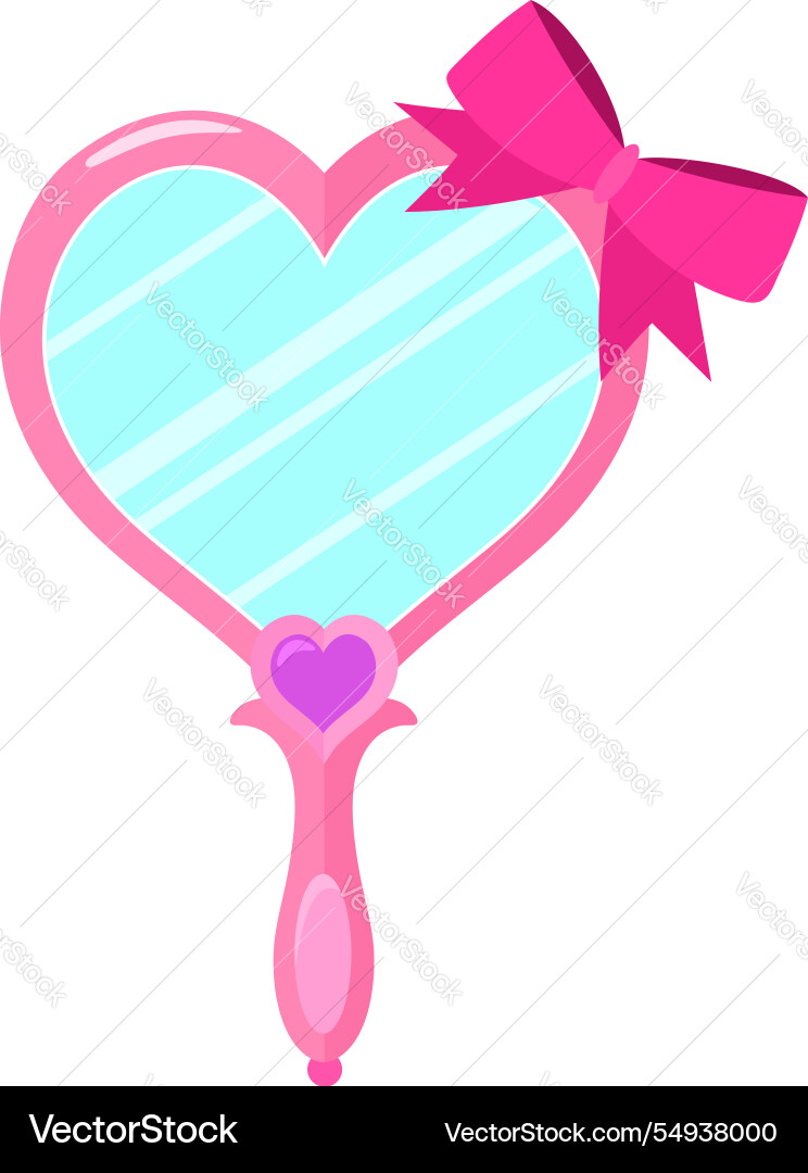 Cartoon princess scepter magic wand Cartoon princess scepter magic wand vector image