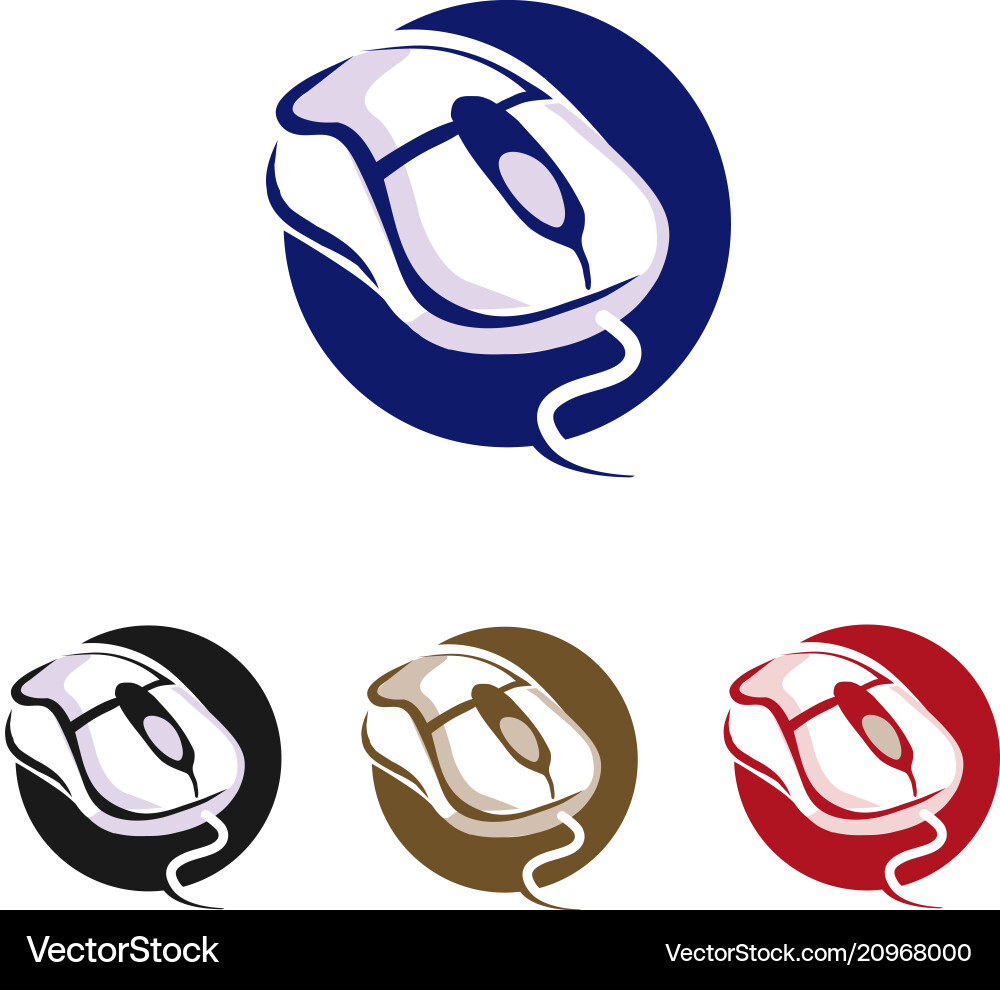 Computer Mouse Click Icon vector image