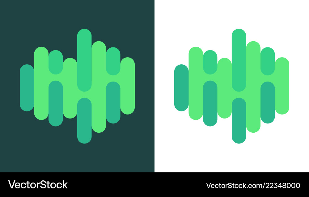 Kreatives Logo der Nordlichter Kreatives Logo der Nordlichter vektorbild