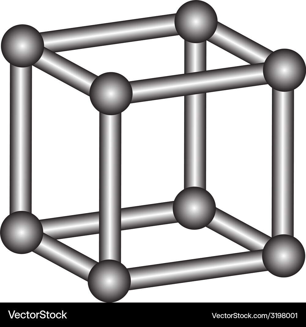 3d cube Vector Image