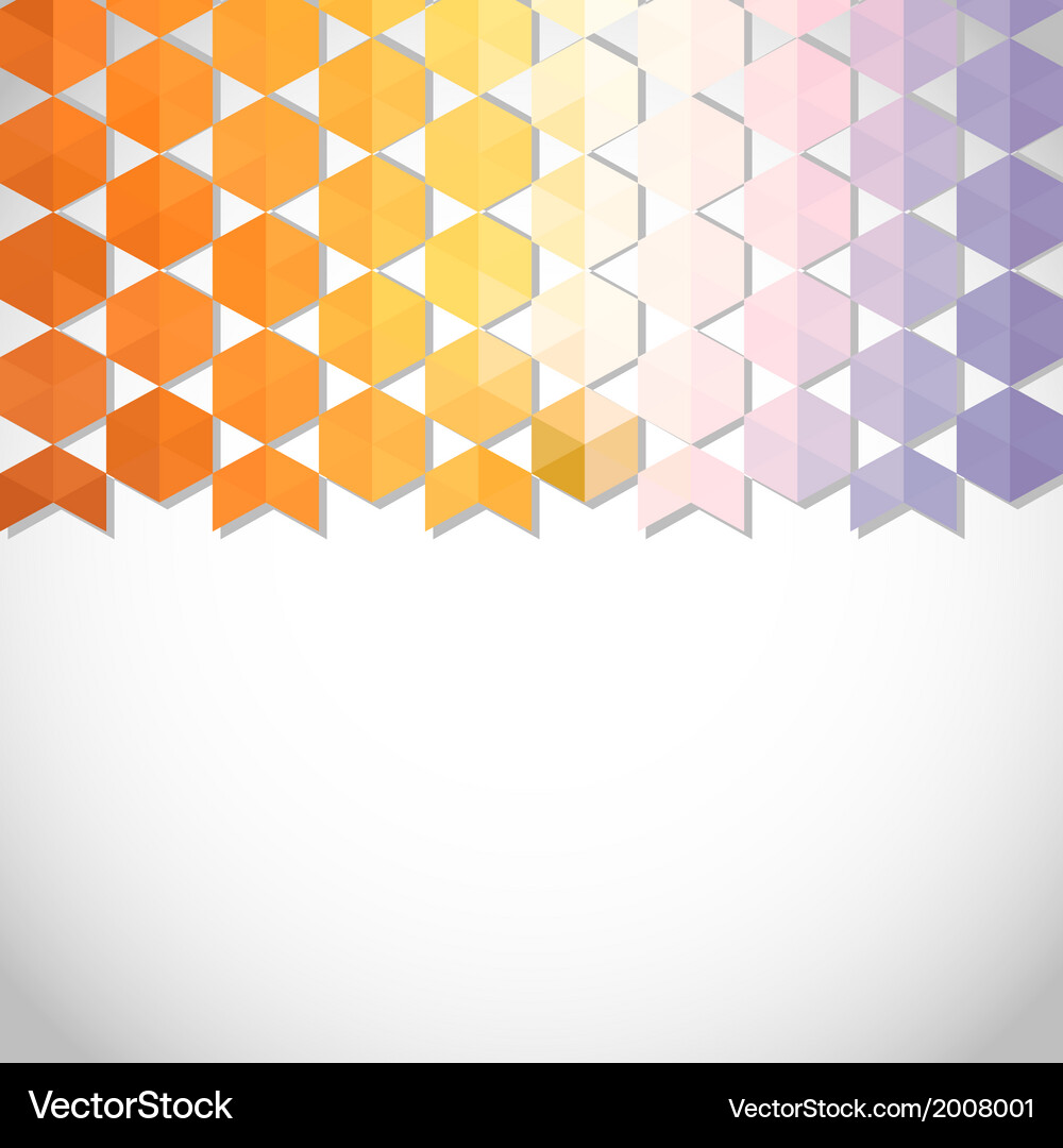 Abstract background banner of hexagon Vector Image