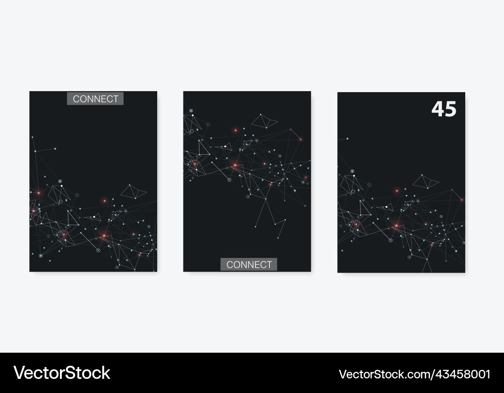 Art brochure connect line for web backdrop design Art brochure connect line for web backdrop design vector image