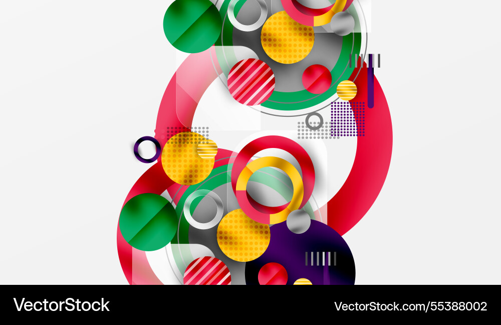 Abstract geometric background with overlapping Abstract geometric background with overlapping vector image