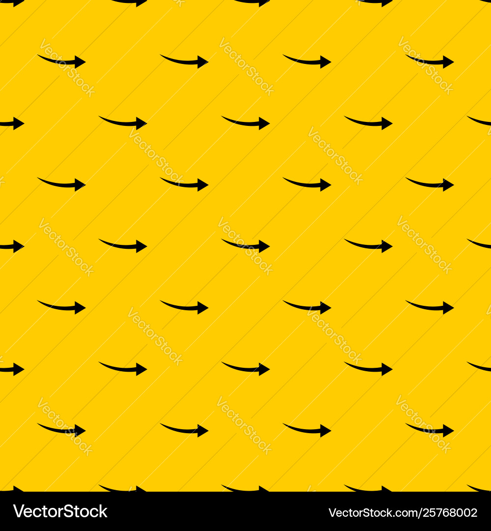 Curve arrow pattern Curve arrow pattern vector image