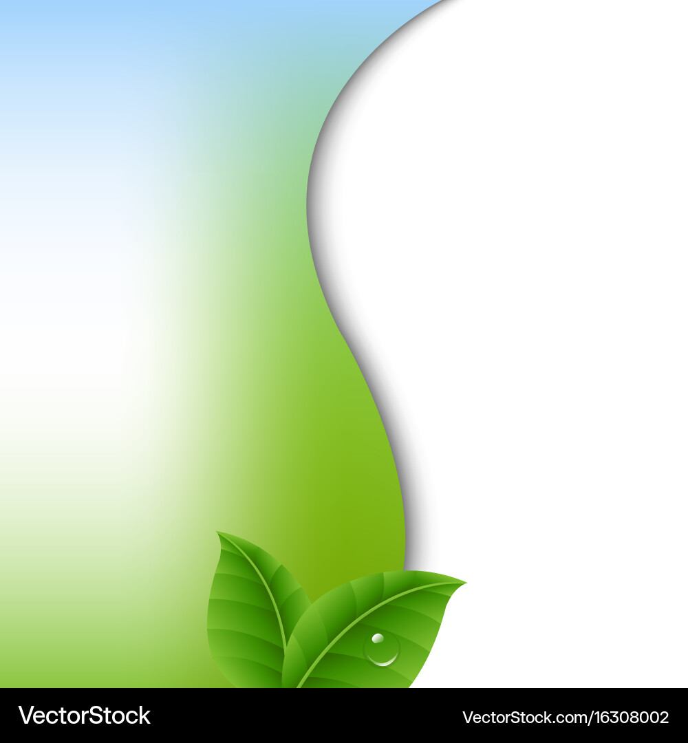 Nature poster Royalty Free Vector Image - VectorStock