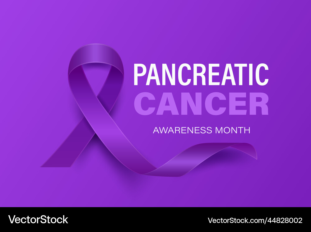 Pankreaskrebs-Bannerkarte Pankreaskrebs-Bannerkarte vektorbild
