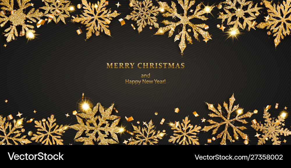 Shiny Snowflake Background vector image