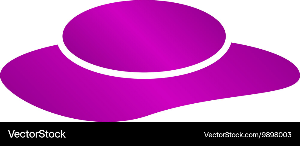 Ladies hats web icon design Vector Image