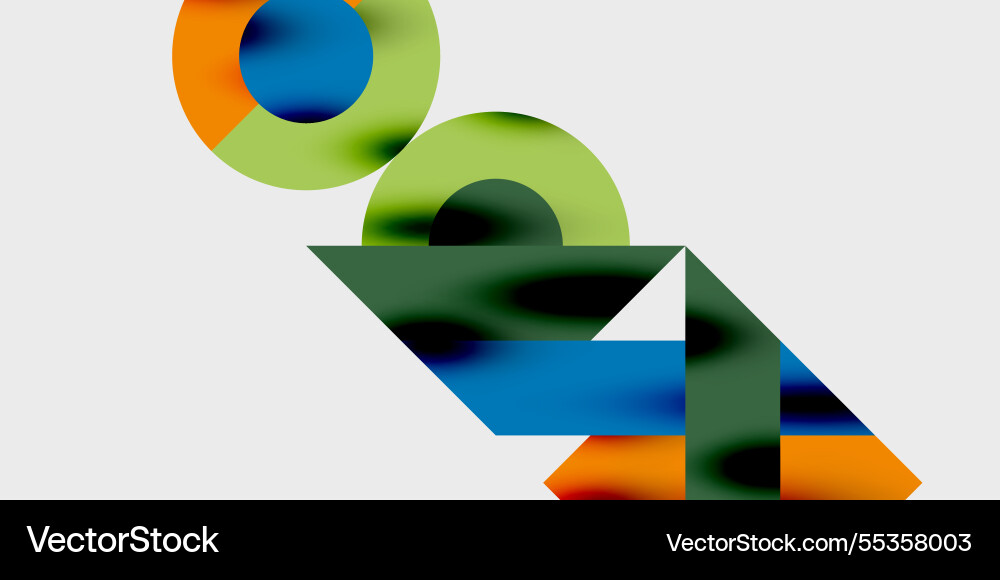 Modern abstract background featuring circles Modern abstract background featuring circles vector image
