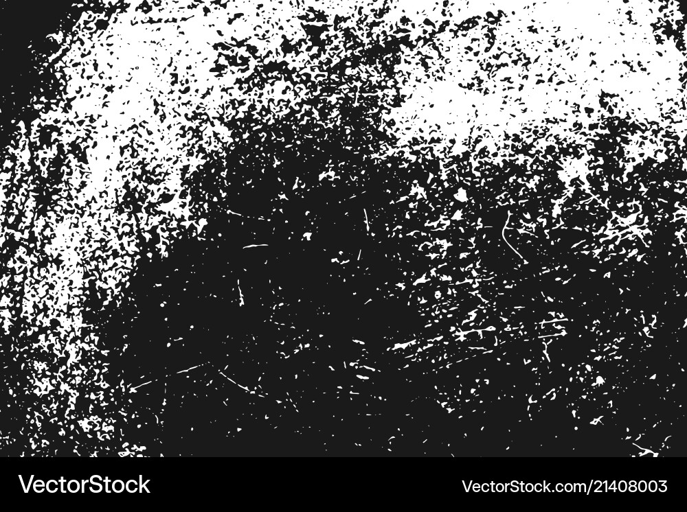 White grainy texture isolated on black background White grainy texture isolated on black background vector image