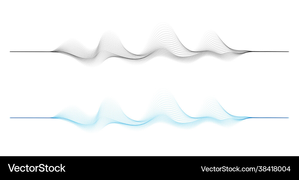 Background with color abstract wave dots Background with color abstract wave dots vector image
