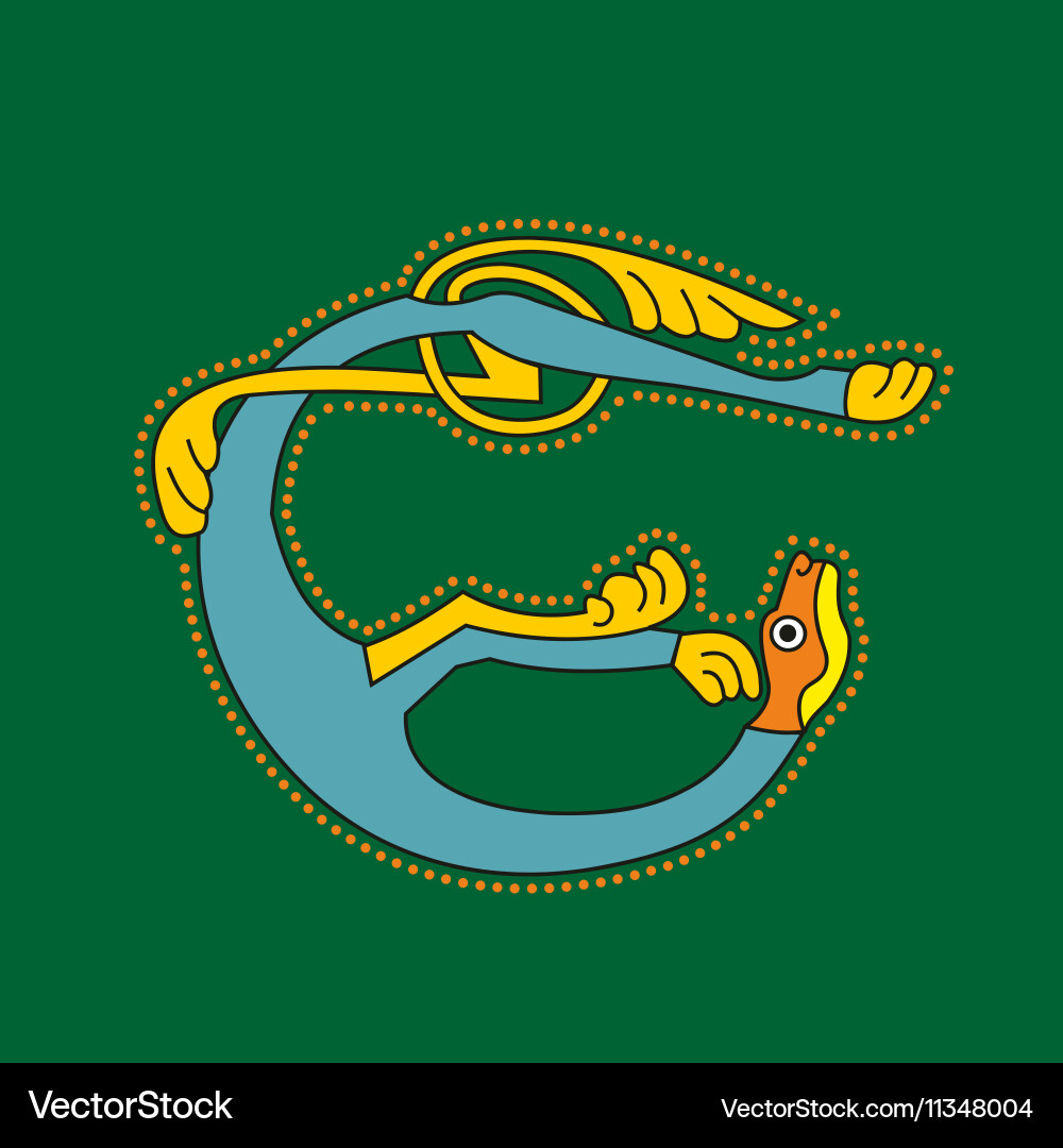 Celtic Initial E Vector Image