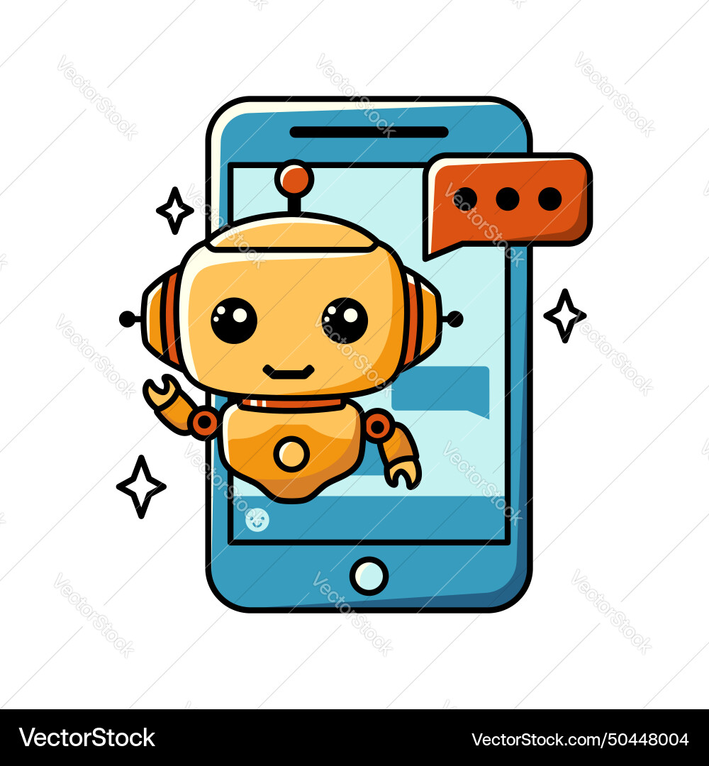 Using ai for communication chat bot assistant Using ai for communication chat bot assistant Vector Image