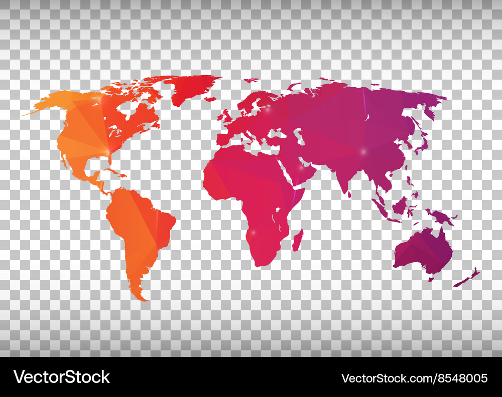 Abstract World Map Pattern Vector Image